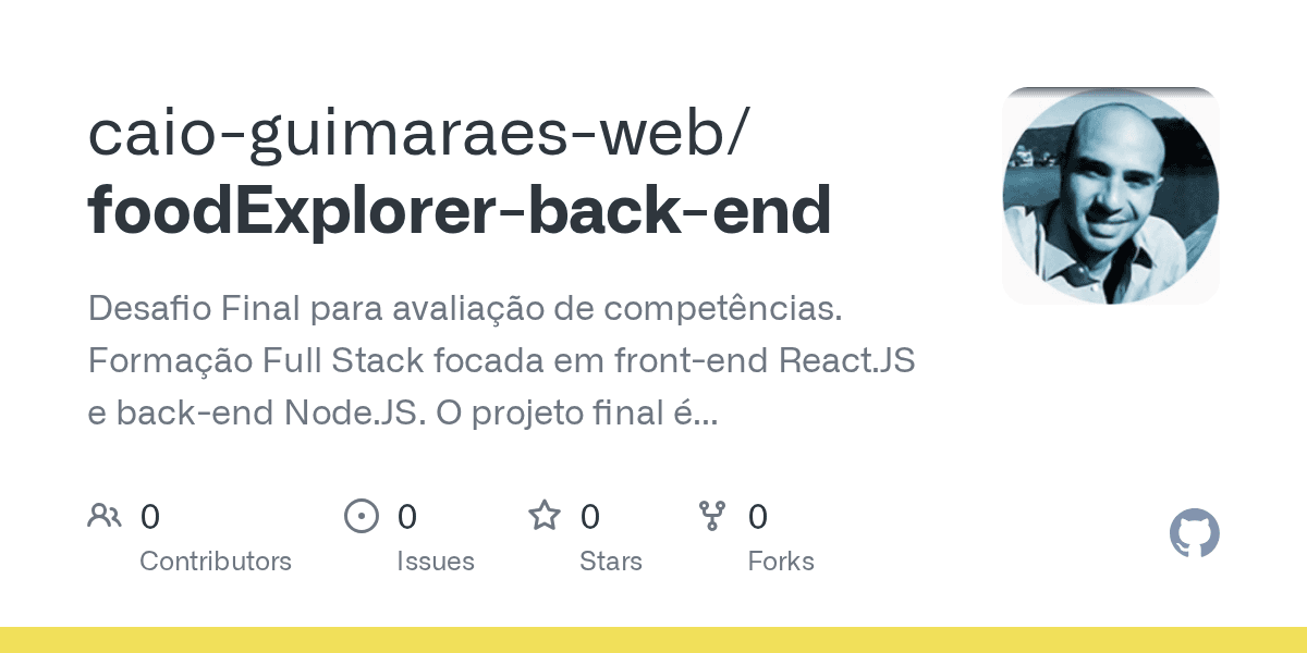 foodExplorer-back-end social preview